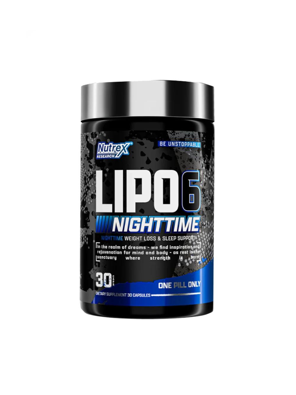 Жиросжигатель Nutrex Lipo 6 Black Nighttime, 30 капсул 103816762003 1