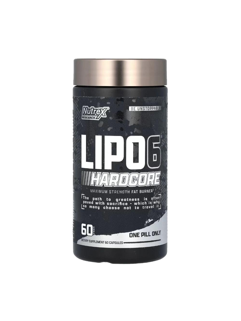 LIPO-6 HARDCORE,vazn yo'qotish,ishtahani kamaytirish, energiyani oshirish uchun 60 kapsula 1