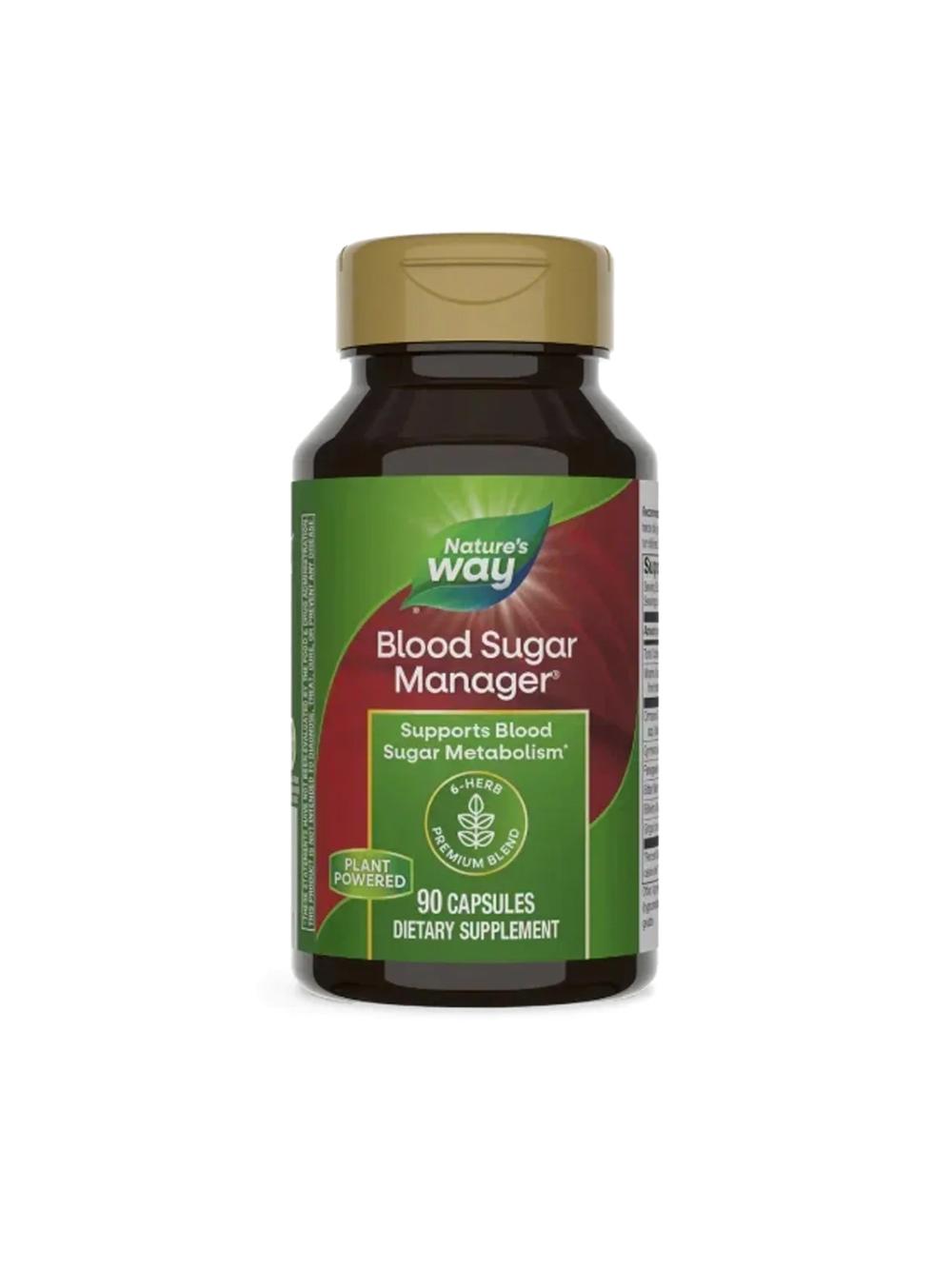 Nature’s Way Blood Sugar Manager — комплекс для поддержки уровня сахара в крови, 90 капсул 4903884992 1