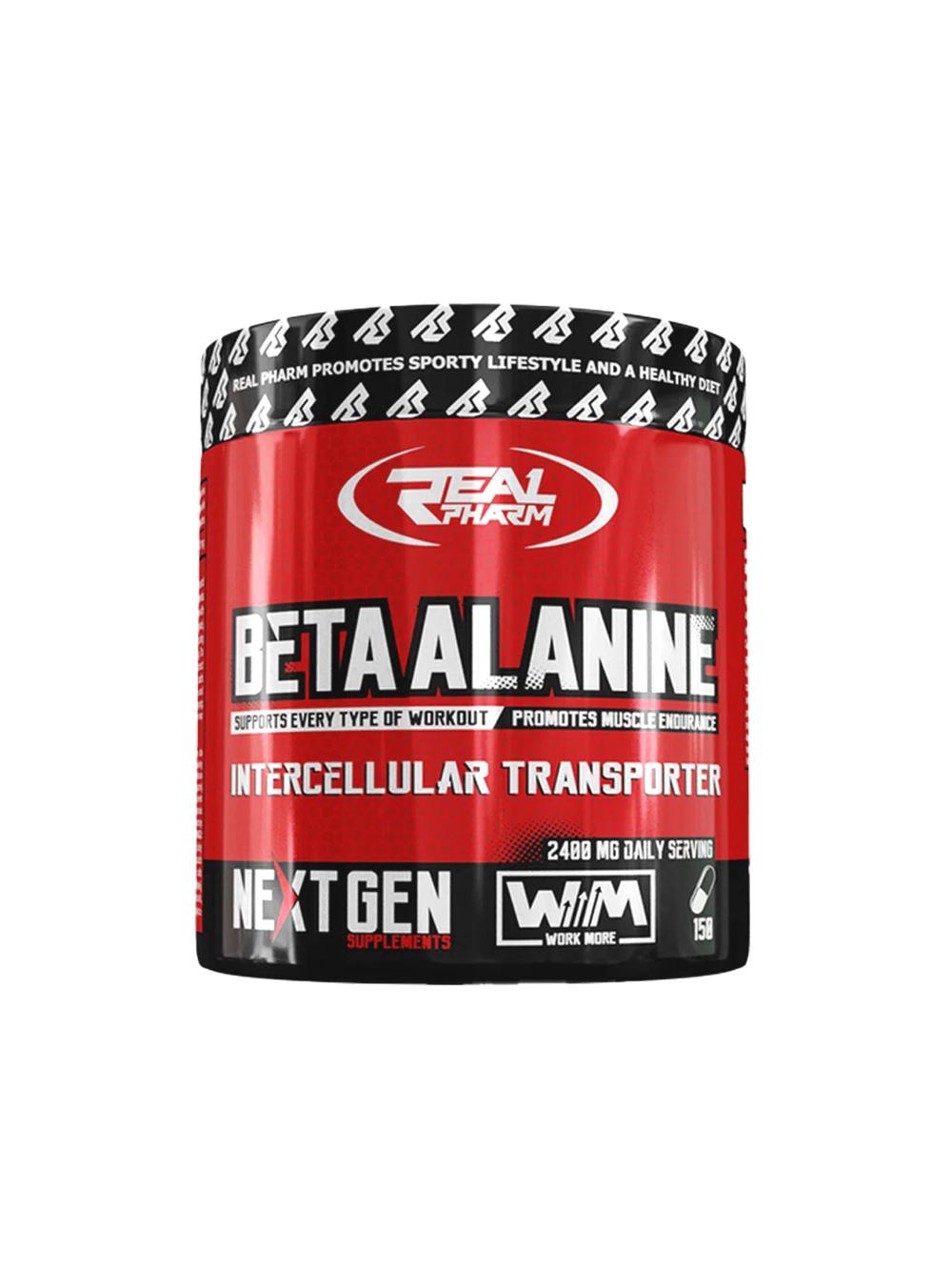 Real Pharm Beta Alanine 1100 мг 150 капсул: повышение выносливости и силы для спортсменов 4328411142 1