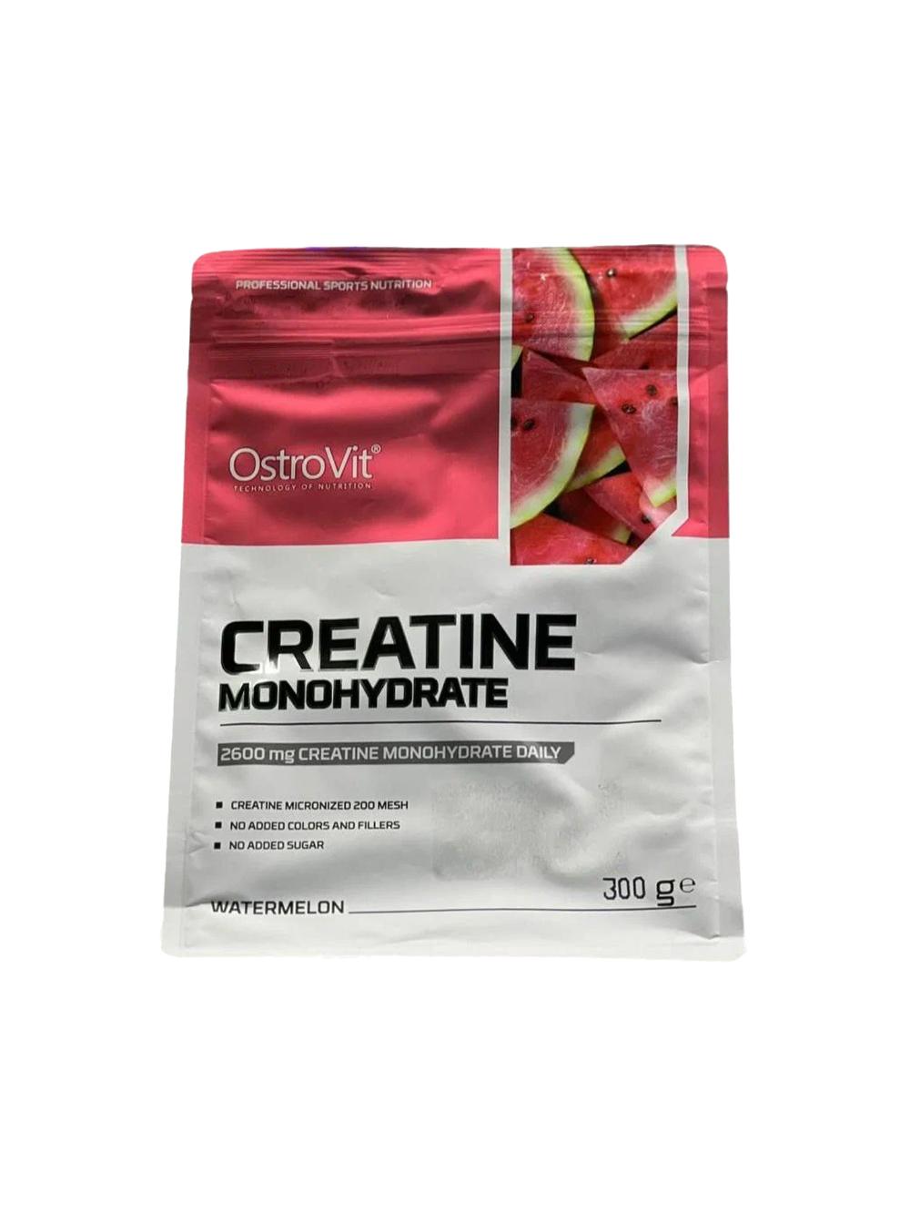 OstroVit Creatine Monohydrate 300 g (Tarvuz) — kuch va chidamlilik uchun kreatin monogidrat 1