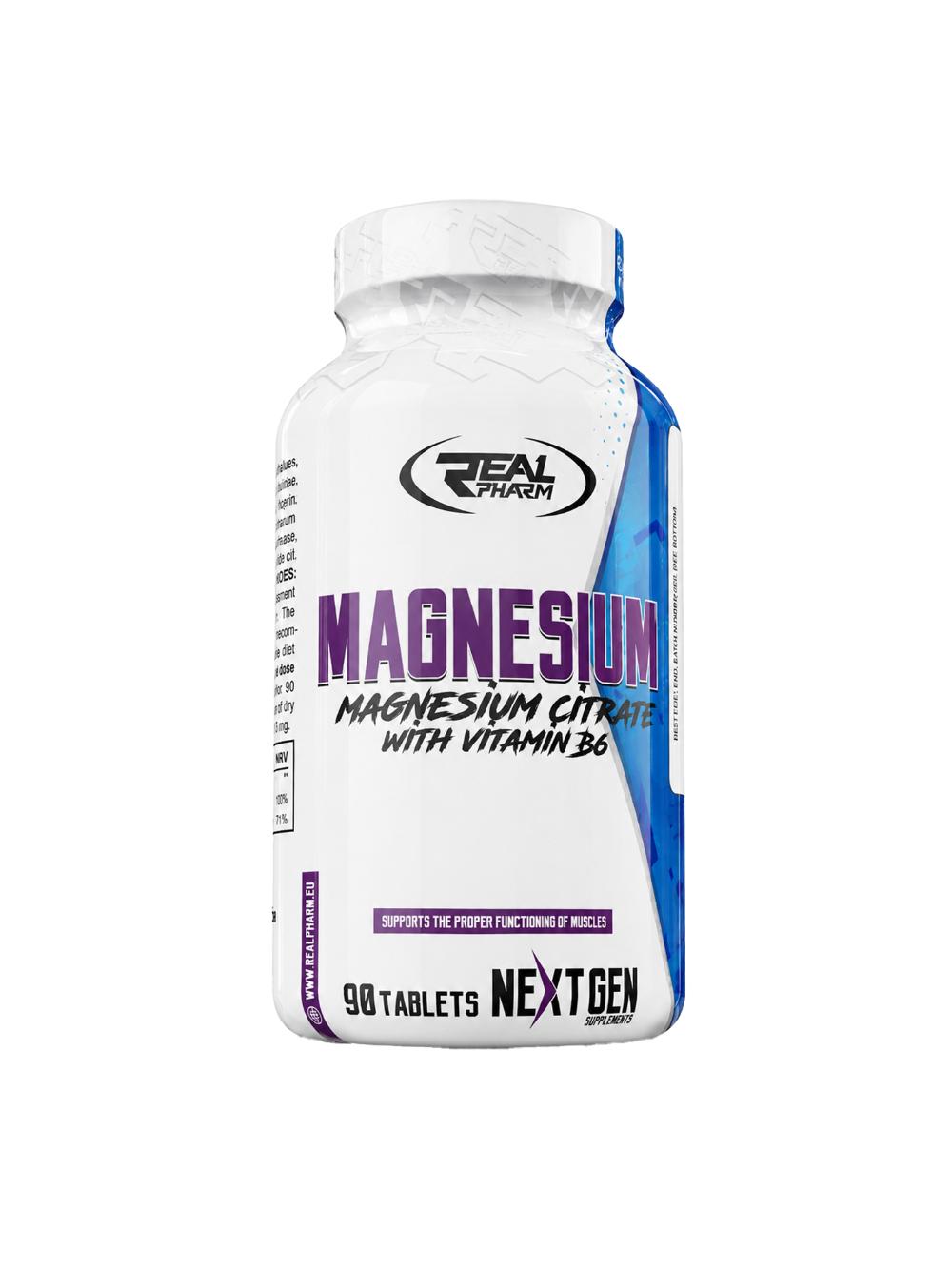 Real Pharm "Magnezium B6" parhez qo'shimchasi, sportchilar uchun vitaminlar, samaradorlikni oshiradi 1
