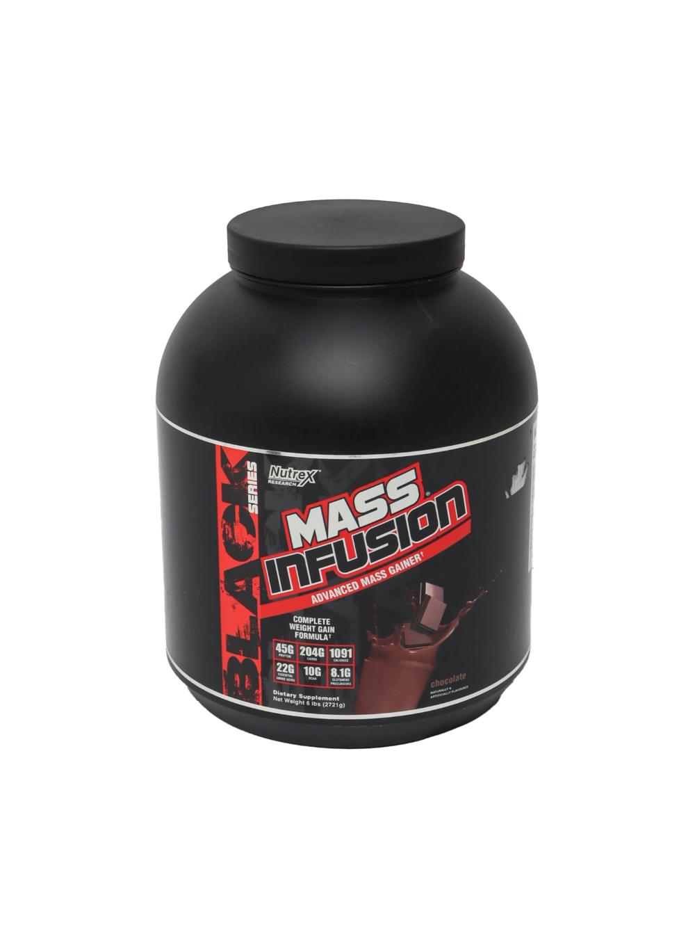 Kilogramm va mushak massasini oshirish uchun gainer, Nutrex Mass infuzion, 2,7kg 1