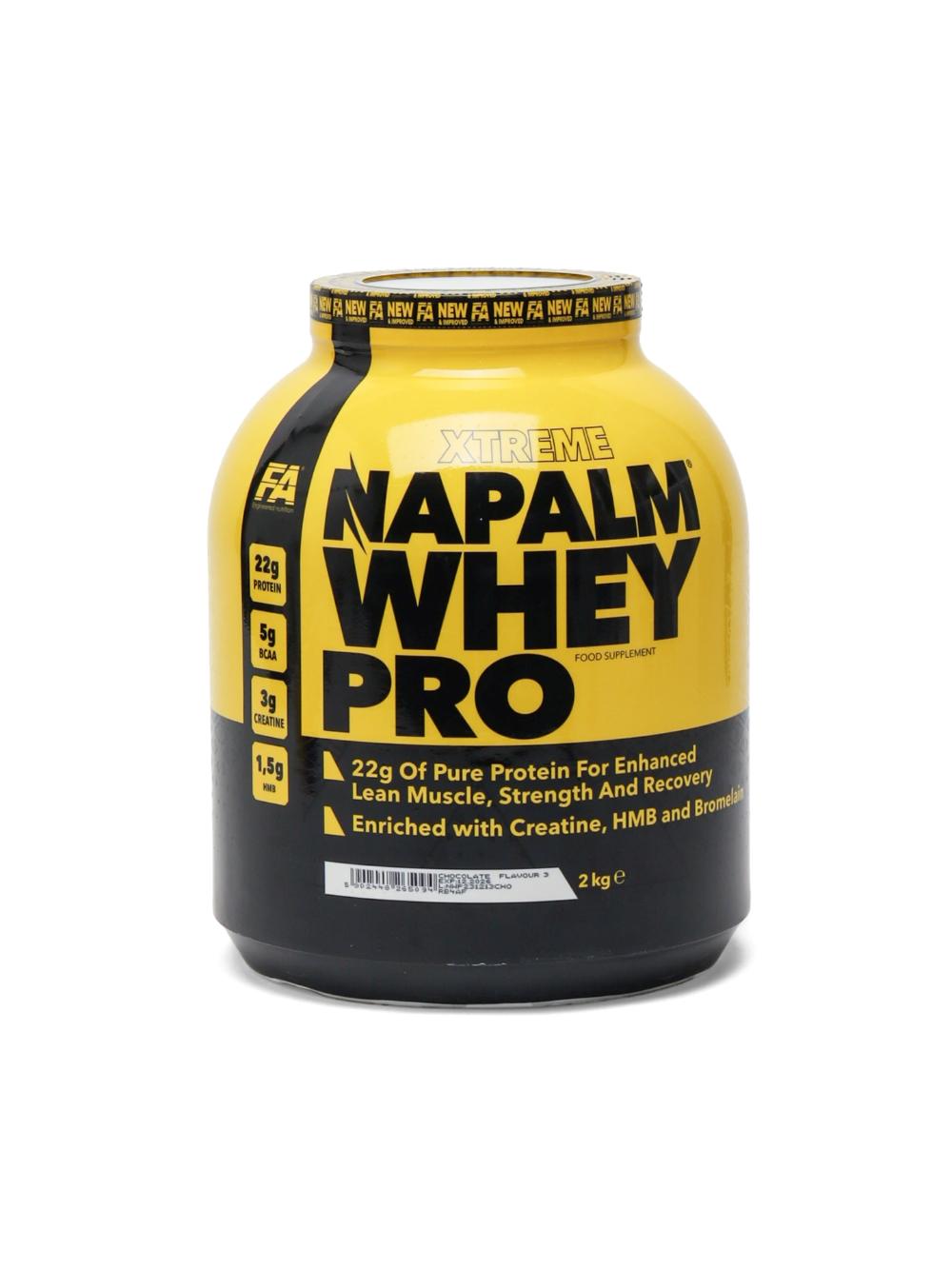 Протеин Fitness Authority "NAPALM", сывороточный, шоколадный, без ГМО, 2200мл 103819702968 1