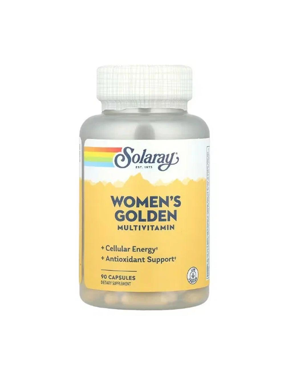 Solaray Women’s Golden 90 капсул — комплекс витаминов и минералов для женщин 4903973175 1
