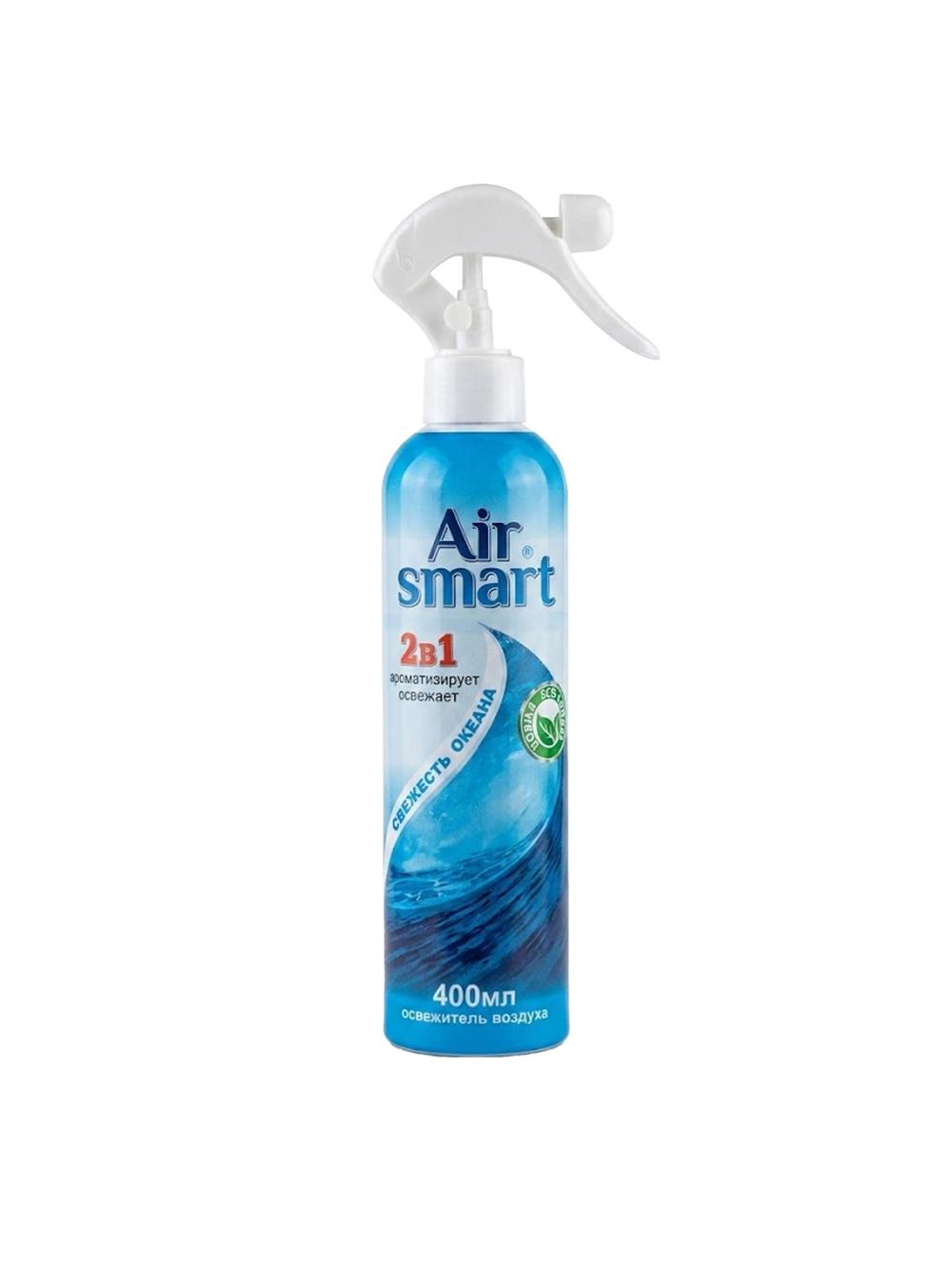 Освежитель Воздуха флакон "Air Smart" 2в1 Свежесть океана 400 мл. 1