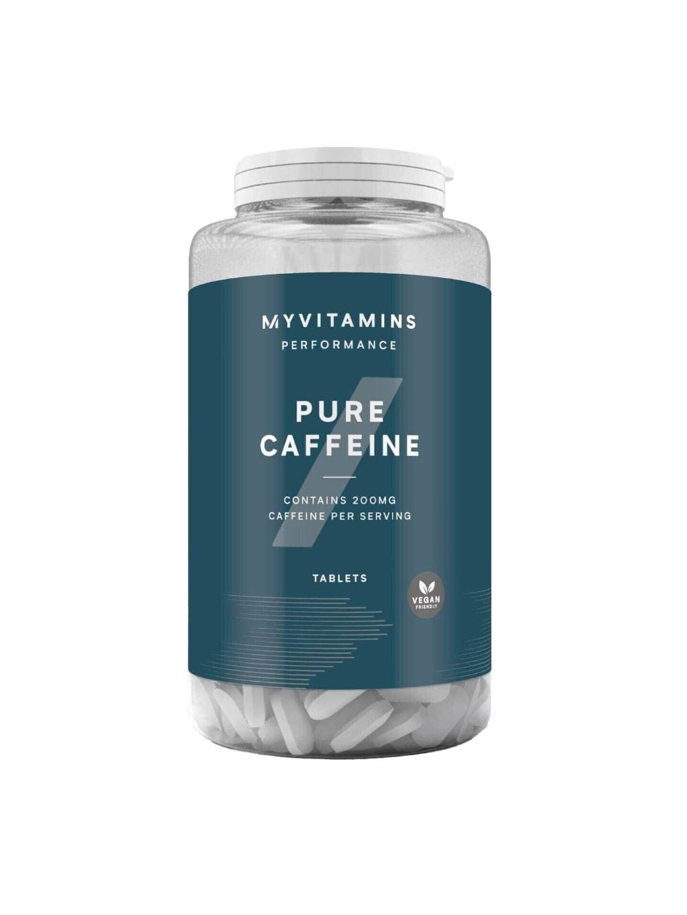 MyVitamins Pure Caffeine 200 мг 90 капсул — чистый кофеин для энергии и концентрации 5052617268 1