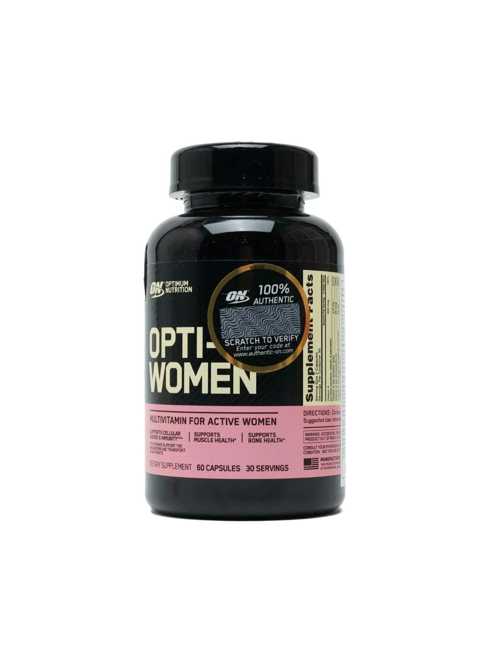 Ayollar uchun vitaminlar Opti-ayollar,ON dan, multivitaminlar+minerallar, 60 kapsula uchun 1