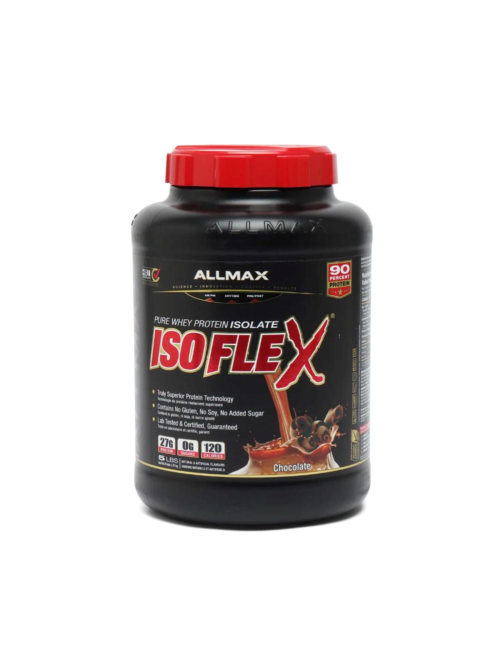 Allmax IsoFlex 2.27 кг chocolate – изолят сывороточного белка для чистого роста мышц 4299884136 1