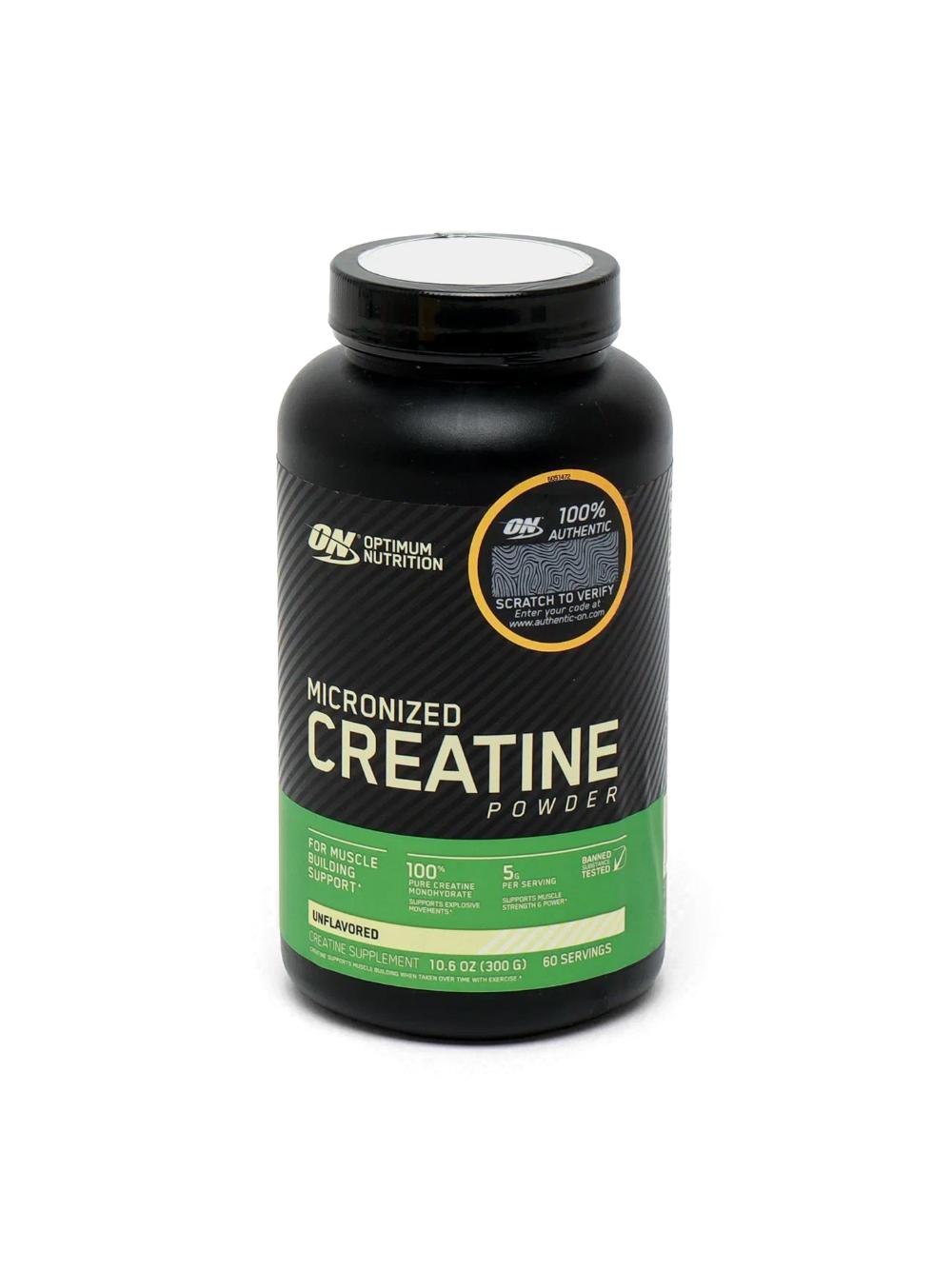 Креатин Optimum Nutrition Micronized Creatine Powder, 300 г, 60 порций 4391512595 1