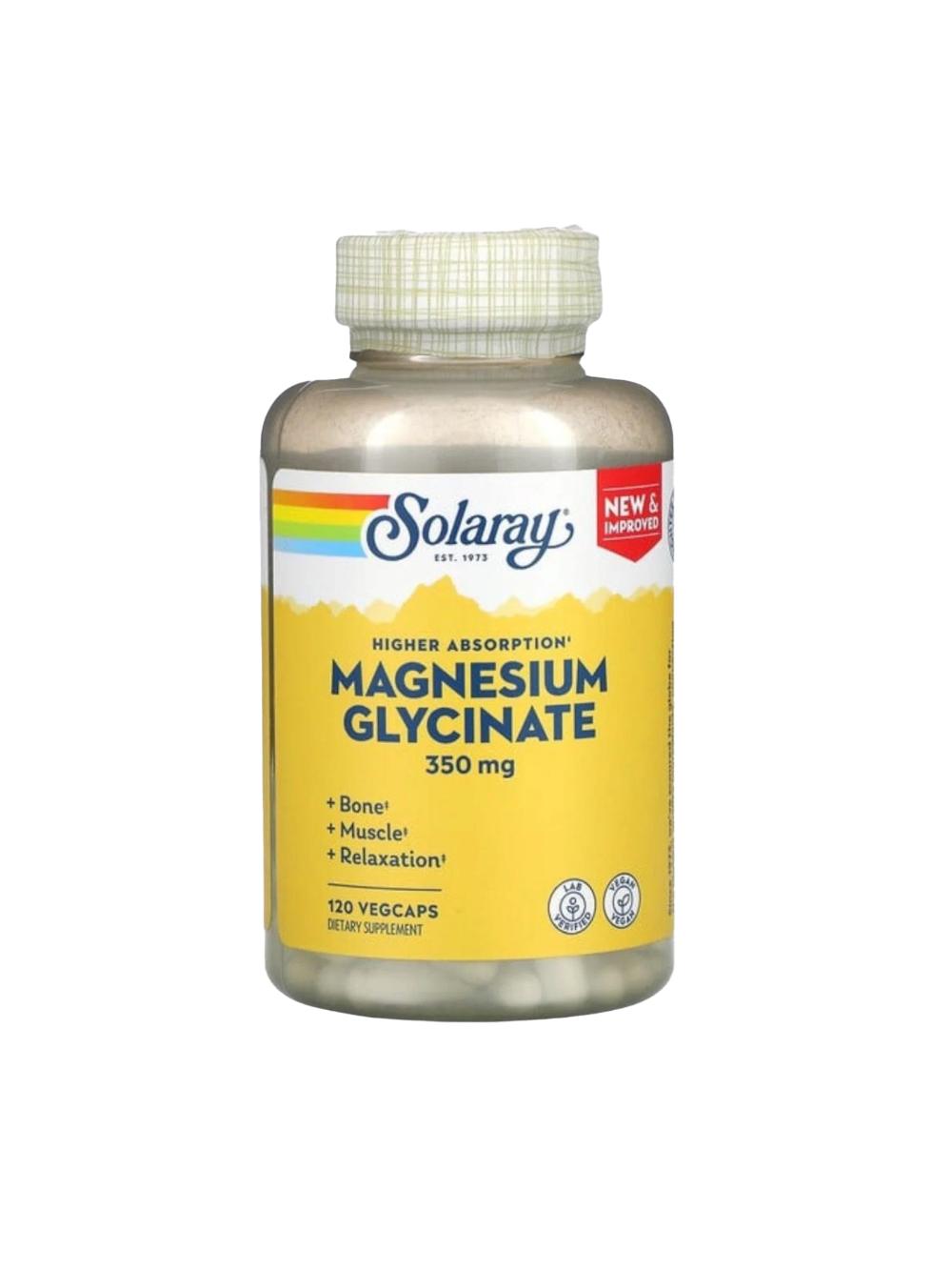 Magnesium Glycinate 350 mg 120 kapsula — asab tizimi va mushaklar uchun 1