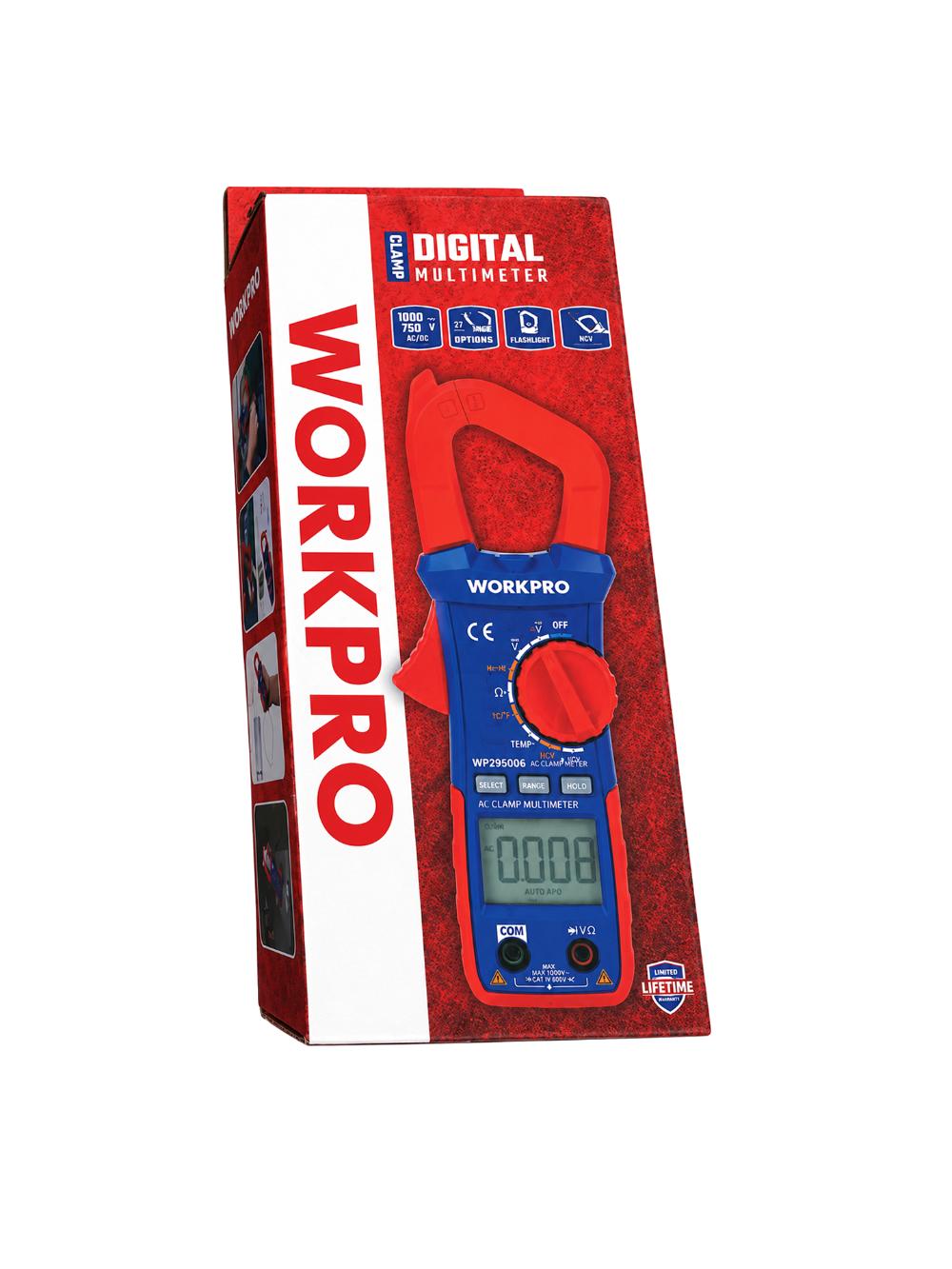 Токоизмерительные клещи / Мультиметр цифровой Workpro 1