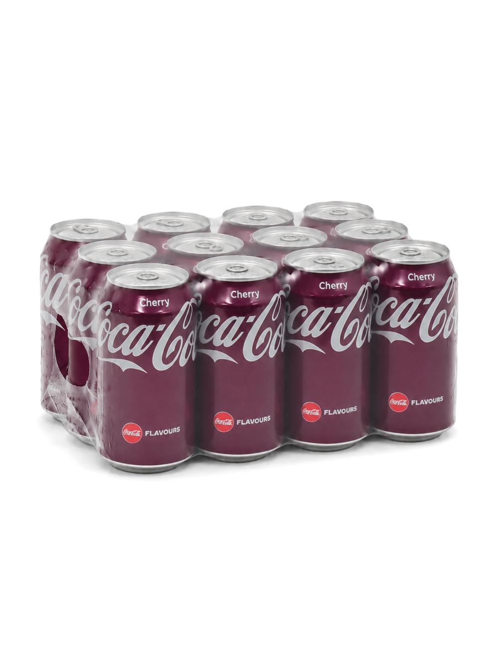 Прохладительный напиток Coca Cola, со вкусом черешни, 330 мл, В упаковке 12 шт, Цена указана за упаковку 1