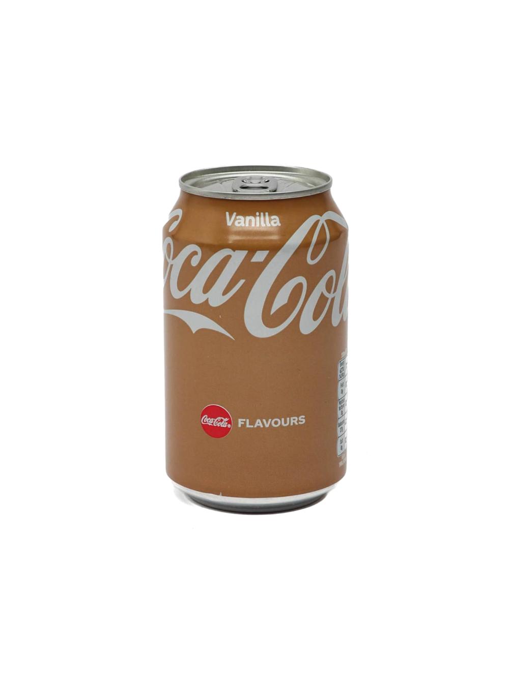 "Coca-Cola Vanilla" gazlangan ichimlik, 0.33 l, qadoqda 12 dona, narxi bir qadoq uchun ko‘rsatilgan 2
