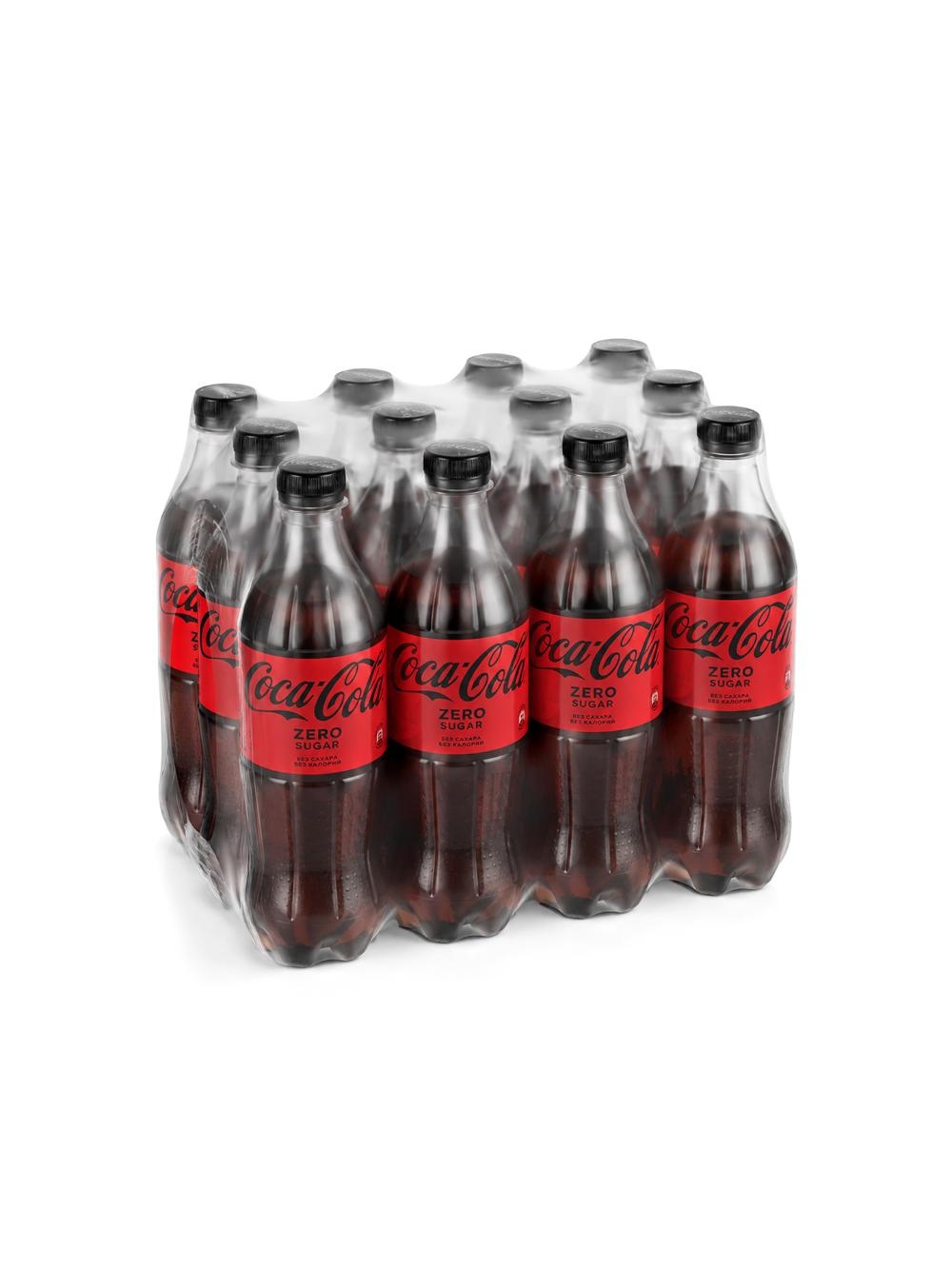 Coca-Cola Zero газированный напиток, ПЭТ-бутылка 500 мл. В упаковке 12 шт. Цена указана за 1 блок. 1