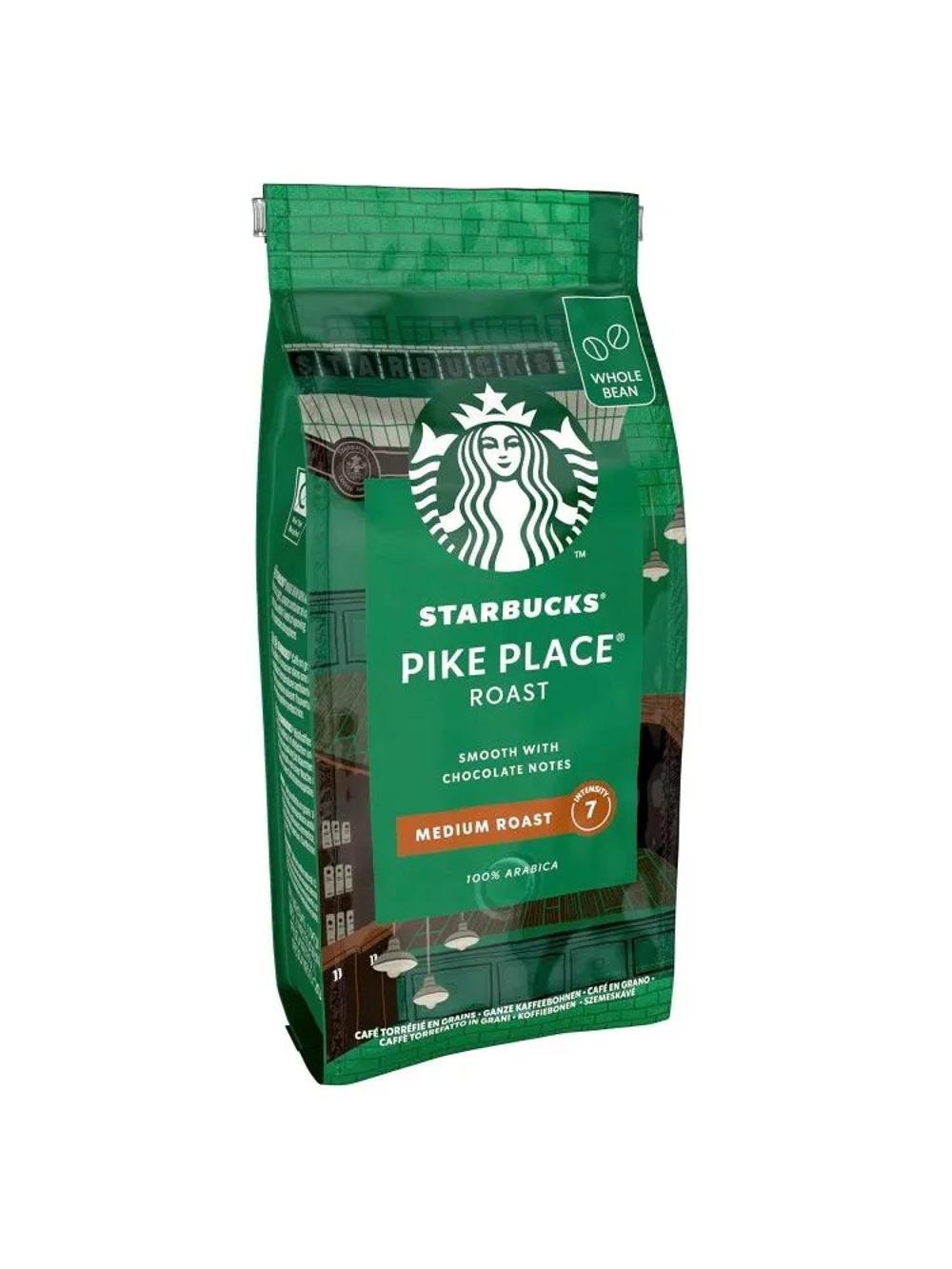 Кофе в зернах Starbucks Pike Place Roast 450 г 100% Arabica, средняя обжарка, шоколадные ноты средная доставка от 4 дней 7