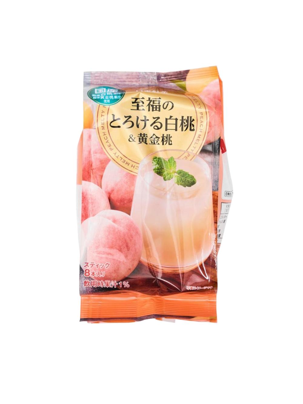 Растворимый напиток в стиках Nittoh Tea Blissful Melting White Peach & Golden Peach, со вкусом белого и золотого персика 1