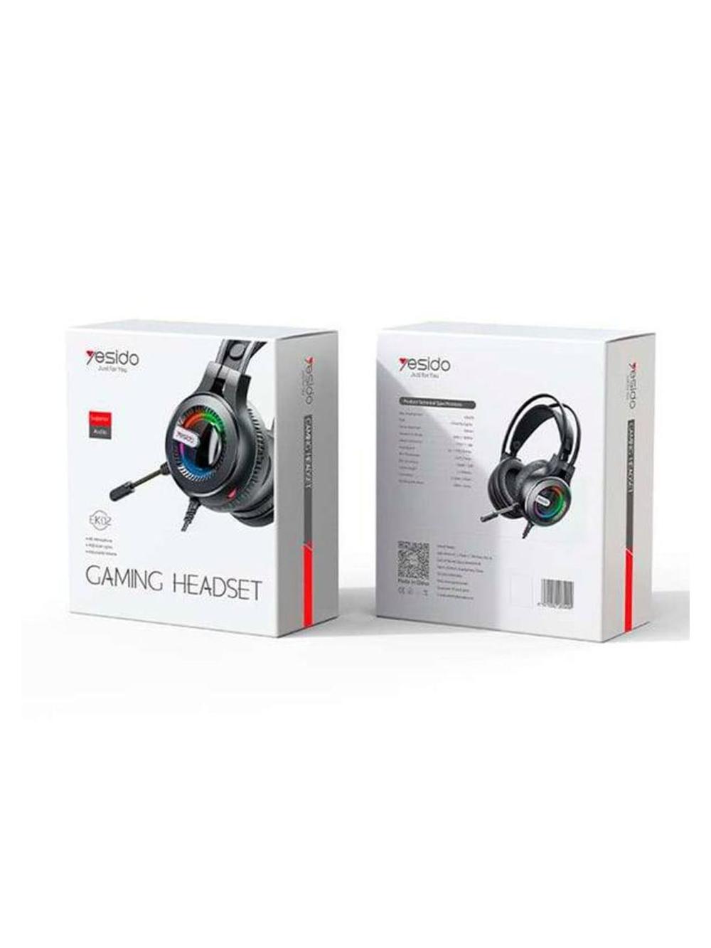 YESIDO EK02 Игровая Гарнитура RGB С Микрофоном 3.5mm USB Headset 2