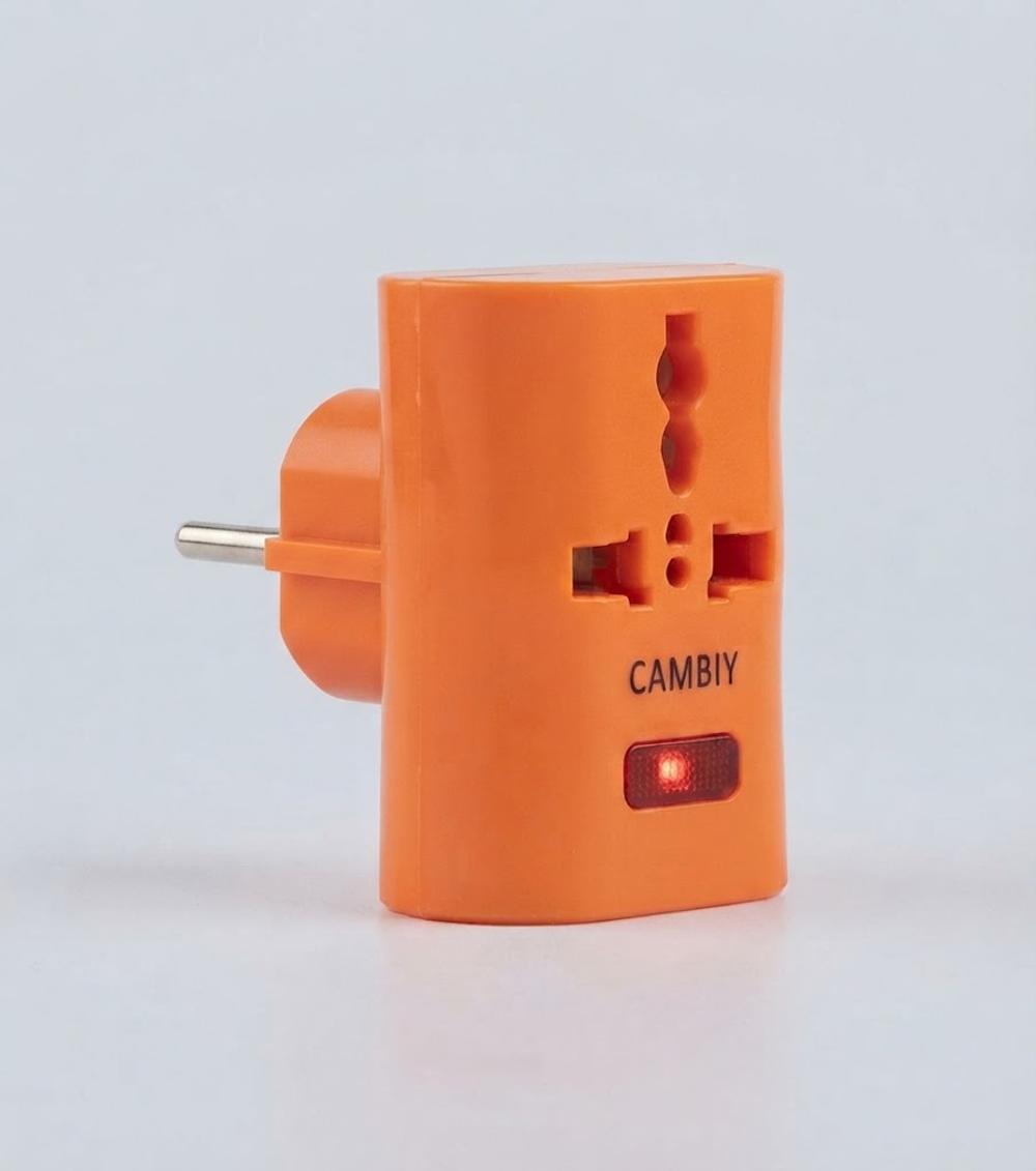 Universal tarmoq o'tish moslamasi adapter CAMBIY (to'q sariq) 1