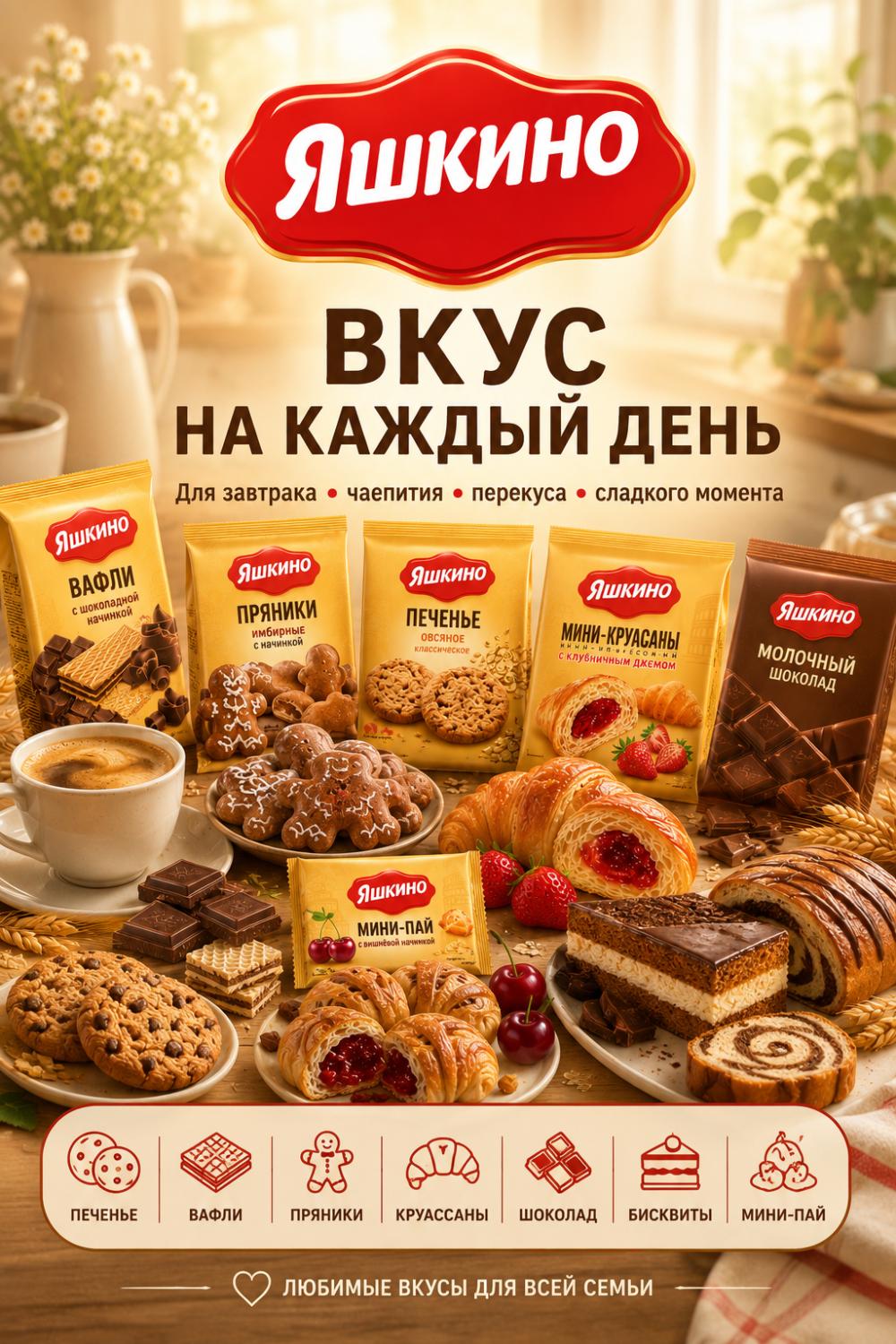 Yashkino Goldfish Crackers 350g - Qarsildoq baliq shaklidagi pechenelar. 10 dona. 4