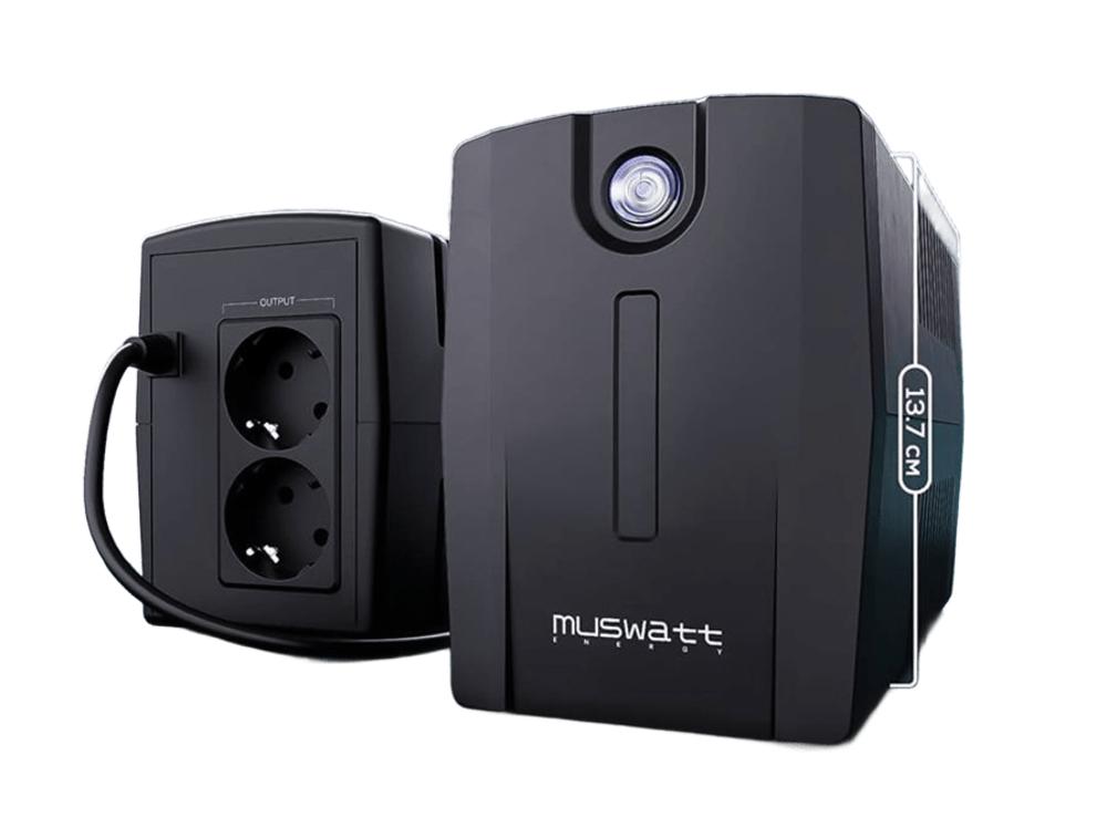 Источник бесперебойного питания MUSWATT LED 850 Line-Interactive UPS 850 VA 480 Вт 6