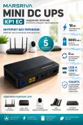 Мини ИБП MARSRIVA KP1 EC 18W 8000 мА·ч для роутера, модема, ONU, IP-камеры, источник бесперебойного питания 2