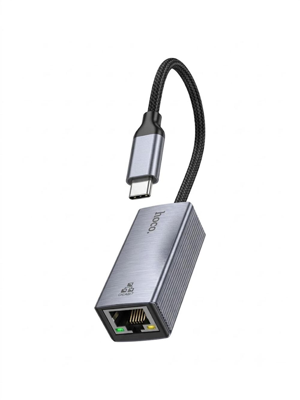 Type-C adapter RJ45 Hoco UA37 1