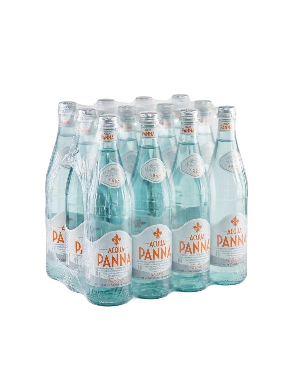 Mineral suv Acqua Panna gazlanmagan, 750 ml, qadoqda 12 dona, narxi bir qadoq uchun ko‘rsatilgan 1