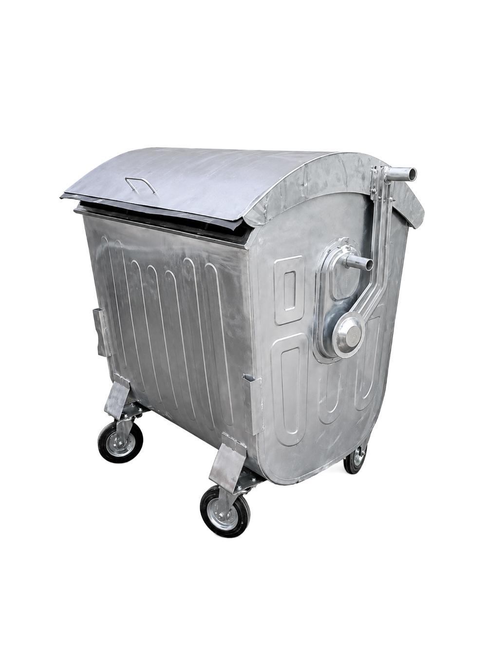 Контейнер металичиский мусор бак 1100л 1