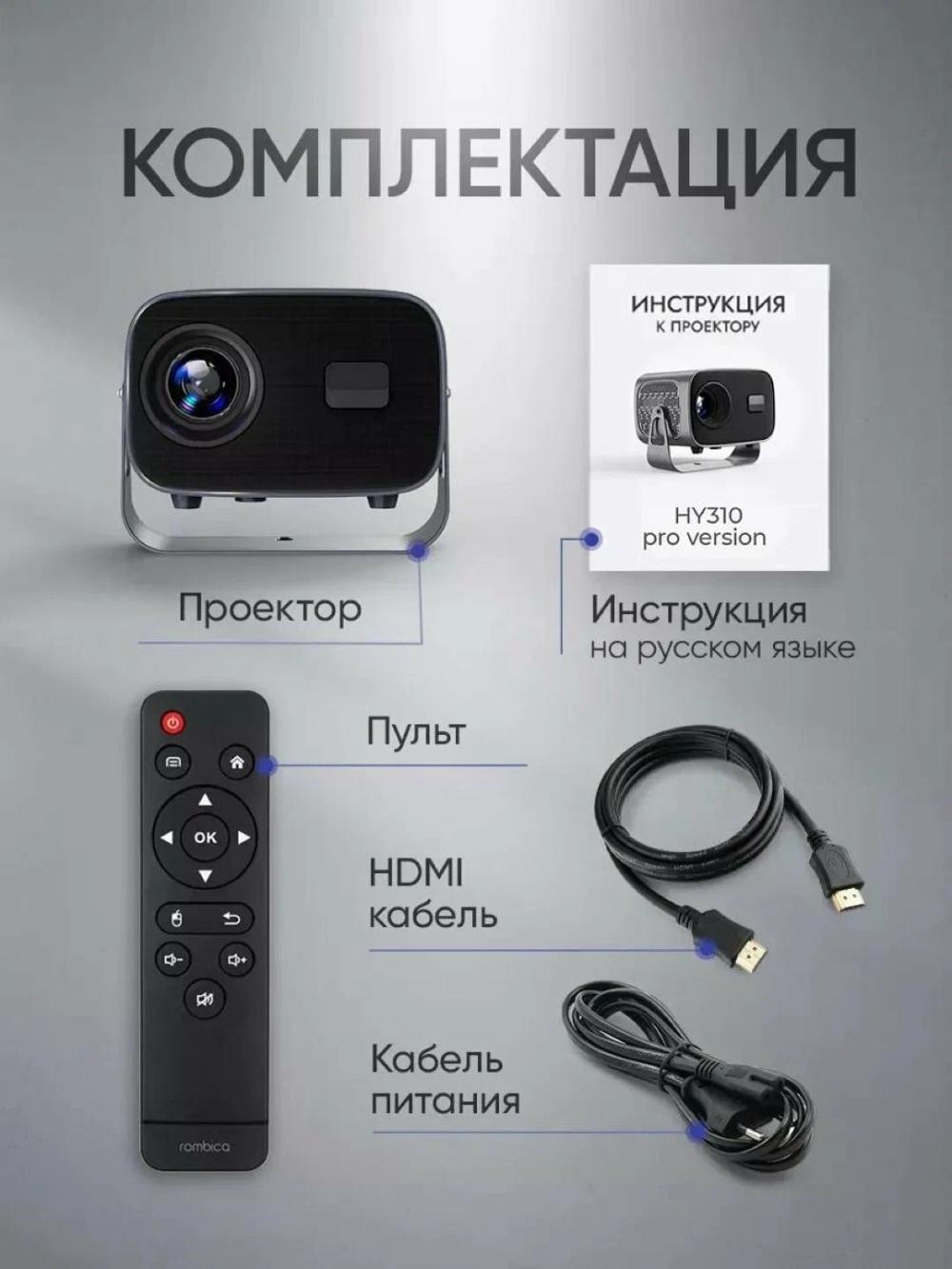 Мощный портативный LED-проектор A10 с Android и Wi-Fi для домашнего кинотеатра и с поддержкой 4K-видео. 7