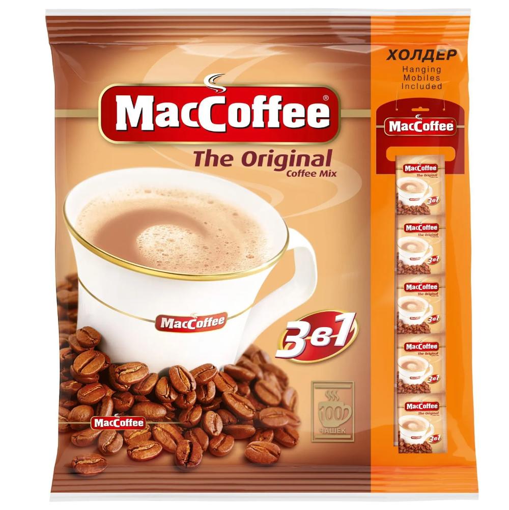 MacCoffee Shakar va qaymoq qo'shilgan asl 3 ta 1 ta tezkor qahva ichimligi, 20 g x 100 ta paketcha 8