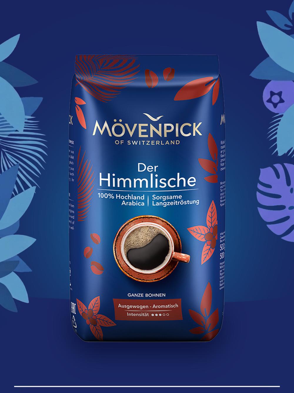 Кофе зерновой Movenpick Der Himmlische 1000 гр 1